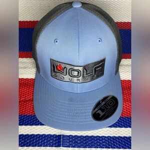 ✨🥳 Cap America - FlexFit 110 
Wolf Gourmet- Blue and Gray Men's SnapBack Hat OS